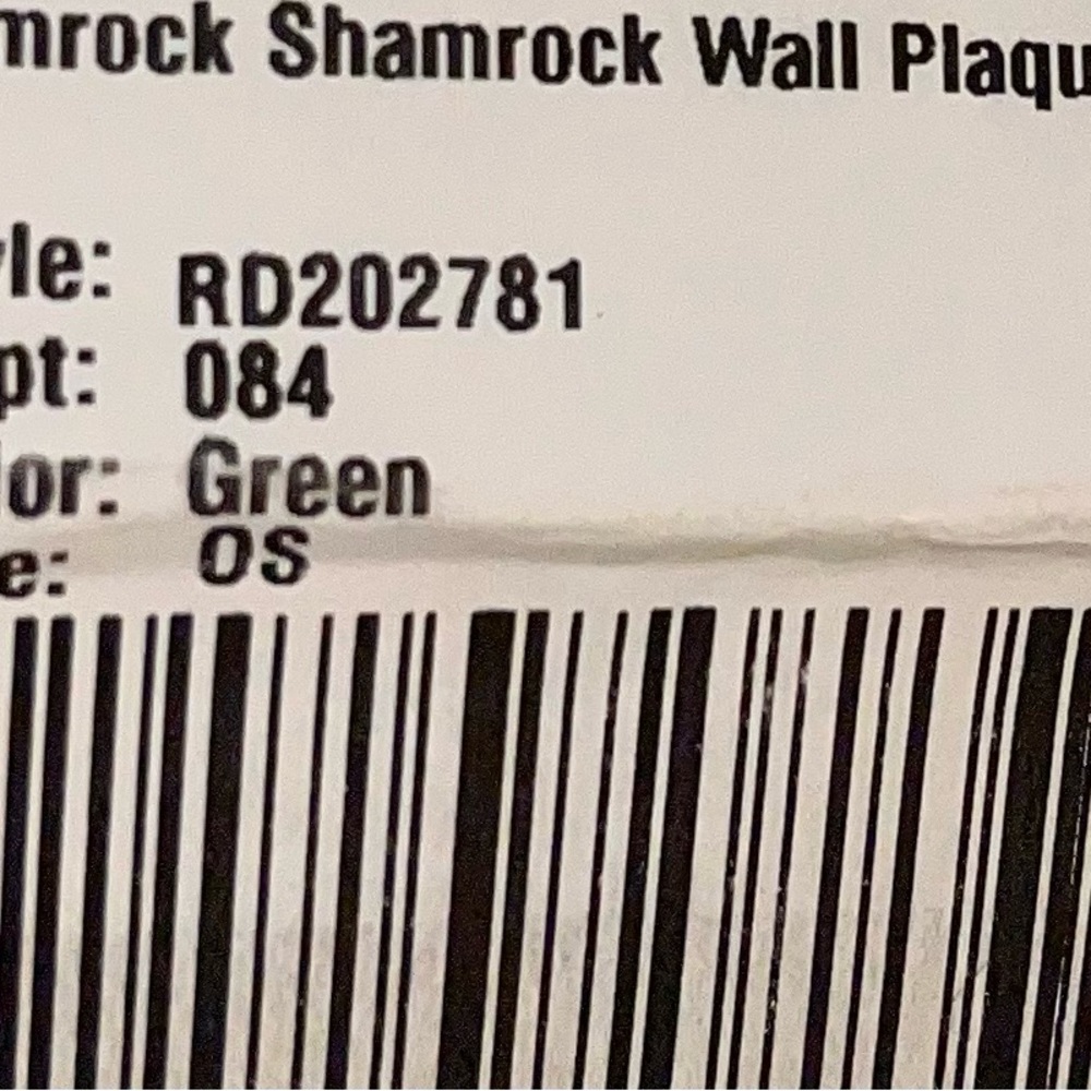 Rae Dunn Shamrock wall decor - Picture 4 of 4